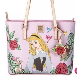 Disney Dooney & Bourke Sleeping Beauty Aurora 65th Anniversary Tote Bag